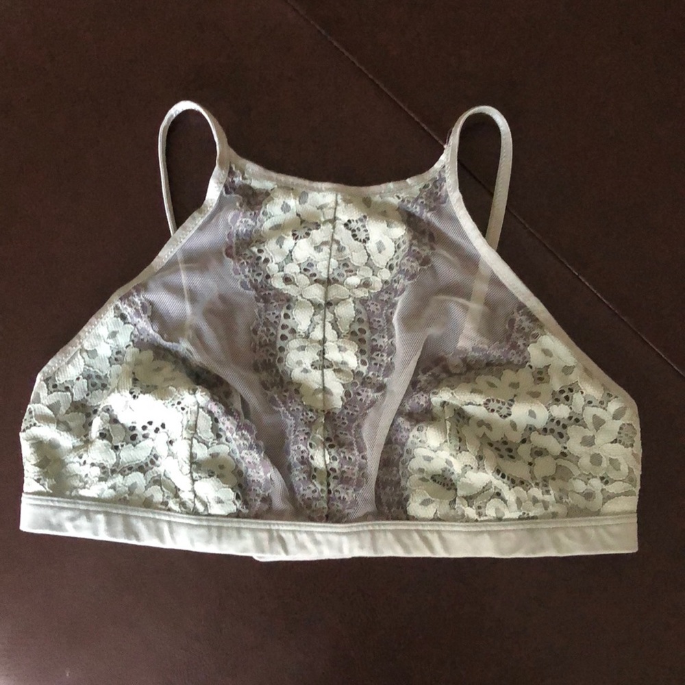 VS Lace Halter Bralette